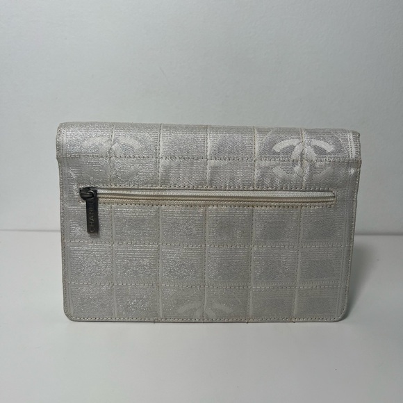 Chanel Travel Ligne Line Wallet On Chain WOC Crossbody Purse Bag - Picture 5 of 16